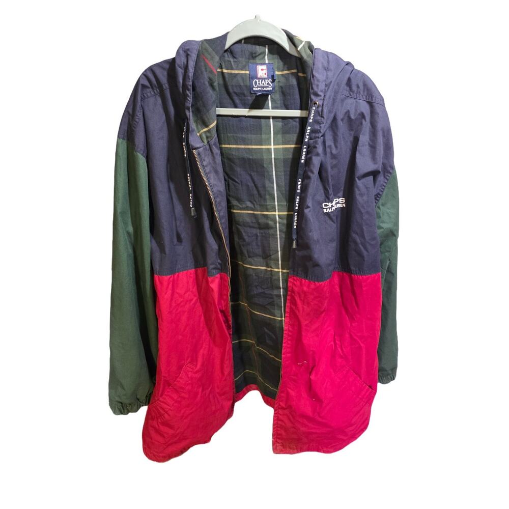 Chaps x Ralph Lauren Vintage 90's Plaid Lined Jacket XLT